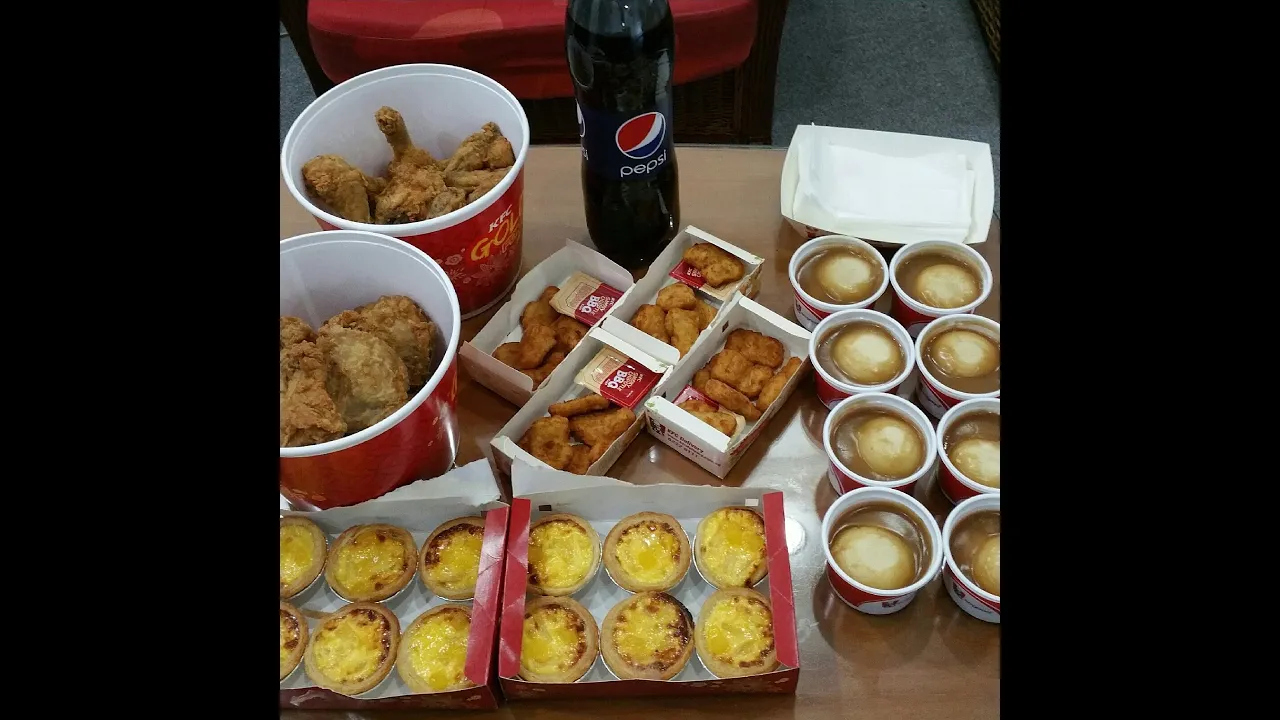 Singaporean Slams 10,000 Calories Worth of KFC (10