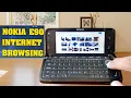 Nokia E90 Internet Browsing #2022 #nokia