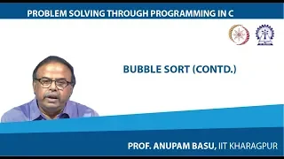 Bubble Sort Contd