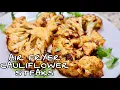 AIR FRYER CAULIFLOWER STEAKS ROASTED CAULIFLOWER