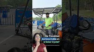 He Cycled Across India Using Only Solar Power thumbnail