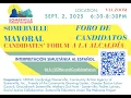 Somerville Mayoral Candidate Forum El Foro de Candidatos a la Alcaldia de Somerville