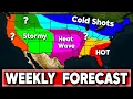 Weekly Forecast Major Storms Extreme Heat And Big Cold Fronts