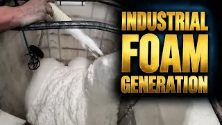 This Is How We Generate MASSIVE Amounts of Foam for Foam Concrete and Returned Concrete
