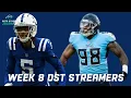 BEST Defenses DST to STREAM off the Fantasy Football Week 8 Waiver Wire
