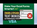 Excel VBA How to Enable or Disable Text Boxes in a Sales Order Form Real Example Tutorial