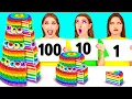 Download Lagu Tantangan 100 Lapis Makanan | Tantangan Lucu HAHANOM Challenge