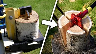 Axe vs Log Splitter vs Hydraulic Press