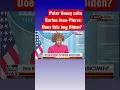 Peter Doocy presses the White House about Donald Trump