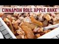 Easy Cinnamon Roll Apple Bake