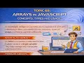 Topic 69 Arrays In JavaScript Concept Types And Usage