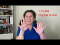 Epinephrine 1 10 000 Explained Paramedic School Prep
