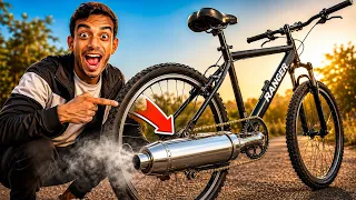 Bullet का Silencer🚴 CYCLE  में लगा दिया | 100% 😱👀👆| 