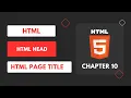 HMTL Head HTML Page Title