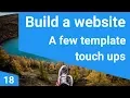 Build a responsive website tutorial 18 - updating the custom theme