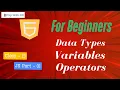 JS Tutorial for beginners Bangla Part-1 Data Types Variables Operators Top Skills BD