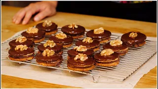 Download Ischler Cookies - Austrian shortcrust cookies with nuts and chocolate CC ENG SUB | Savori Urbane MP3