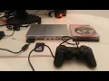 Lagu Sony PlayStation 2 Slim Silver PS2 (SCPH-79001) Lot w/3 Games Memory Card Tested Ebay Showcase Sold!