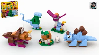 5 NEW SUB SETS Lego classic 11041 ideas How to build dinosaurs