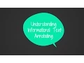 Understanding Informational Text How To Annotate Text