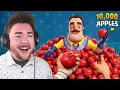 Hello Neighbor but we FEED HIM 10 000 APPLES