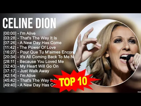 Download MP3 C e l i n e D i o n 2023 MIX ~ Top 10 Best Songs ~ Greatest Hits ~ Full Album