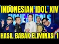 Lagu INDONESIAN IDOL XIV❗HASIL BABAK ELIMINASI 1 TADI MALAM