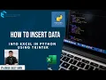 How to Insert data into Excel in Python using Tkinter