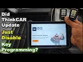 Key Programming After Update Did Thinkcar Just REMOVE Programming Keys from Thinkscan 689