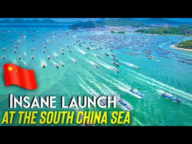 Why did 3,400 Boats Depart Simultaneously From the South China Sea?