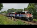 Metra Rail - Union Pacific Northwest Harvard IL to Ogilvie Train Station Chicago IL USA