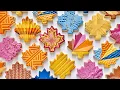 Download Lagu MAPLE LEAF COOKIES | Satisfying Cookie Decorating with Royal Icing