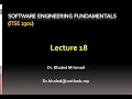 Lecture 18 - Software Engineering Fundamentals