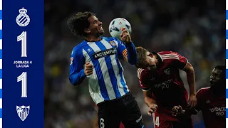 ⚽ RESUM J4 Espanyol 1-1 Sevilla #LaLigaHighlights