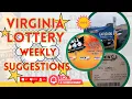 Virginia Lottery Weekly Suggestions November 2025 Week One