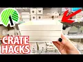 Why everyone is buying WOOD CRATES from the Dollar Store HIGH-END HACKS
