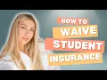 How to Waive University Student Health Insurance F1 CPT OPT Trine University Step-by-Step 2025