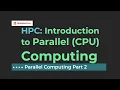 3 Parallel Computing Part 2 Multiprocessor systems shared-distributed memory HPC Clusters