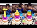 Download Lagu Two Years old baby Perfection in Stacking Rings Toy❤️/ Funny/Stacking rings/shorts/ #shorts MP3