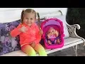 Download Lagu Diana and Baby Doll play on the Outdoor Playground