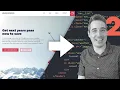 From design to code - HTML CSS tutorial part two