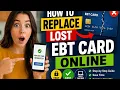 How to replace lost ebt card online