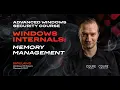Advanced Windows Security Course Windows Internals Memory Management Sami Laiho