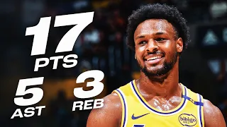 Bronny James Scored A Career-High Against The Bucks March 20 2025