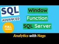 What is Window Function in SQL Server SQL Advanced Tutorial
