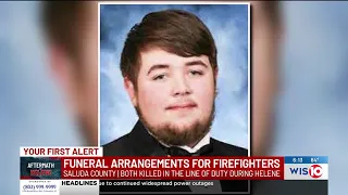 Funeral arrangements announced for 2 Saluda County firefighters who died during Hurricane Helene