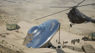 UFO Crash Retrieval - The Kalahari UAP Incident 3D CGI Animation Unreal Engine 5