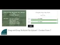 How to add Drag and Drop Multiple File Uploader to Contact Form 7