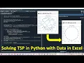 Solving TSP in Python with Data in Excel