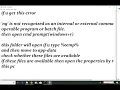 ng is not recognized as an internal or external command